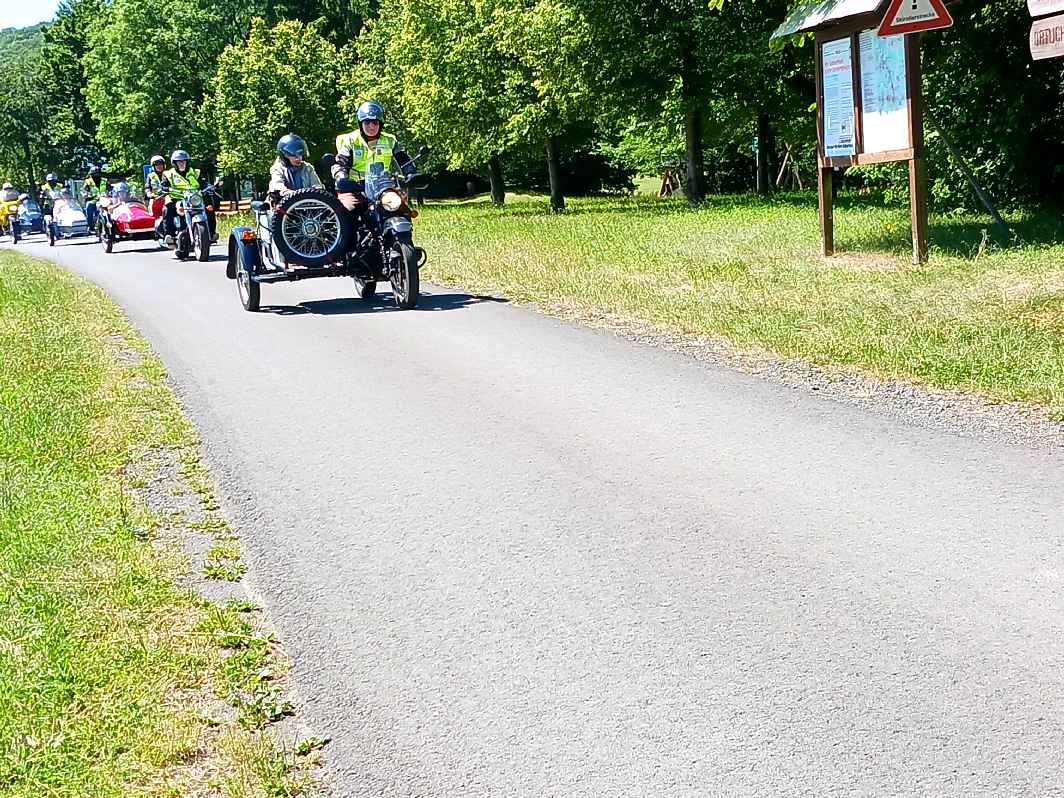 Gespannfahrer Thüringen 2025 Motorradtour für Behinderte Kinder und Senioren