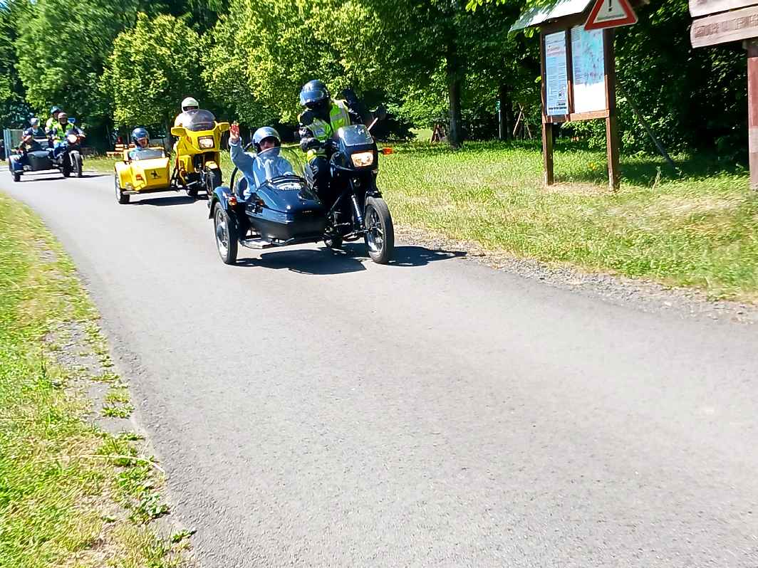 Gespannfahrer Thüringen 2025 Motorradtour für Behinderte Kinder und Senioren