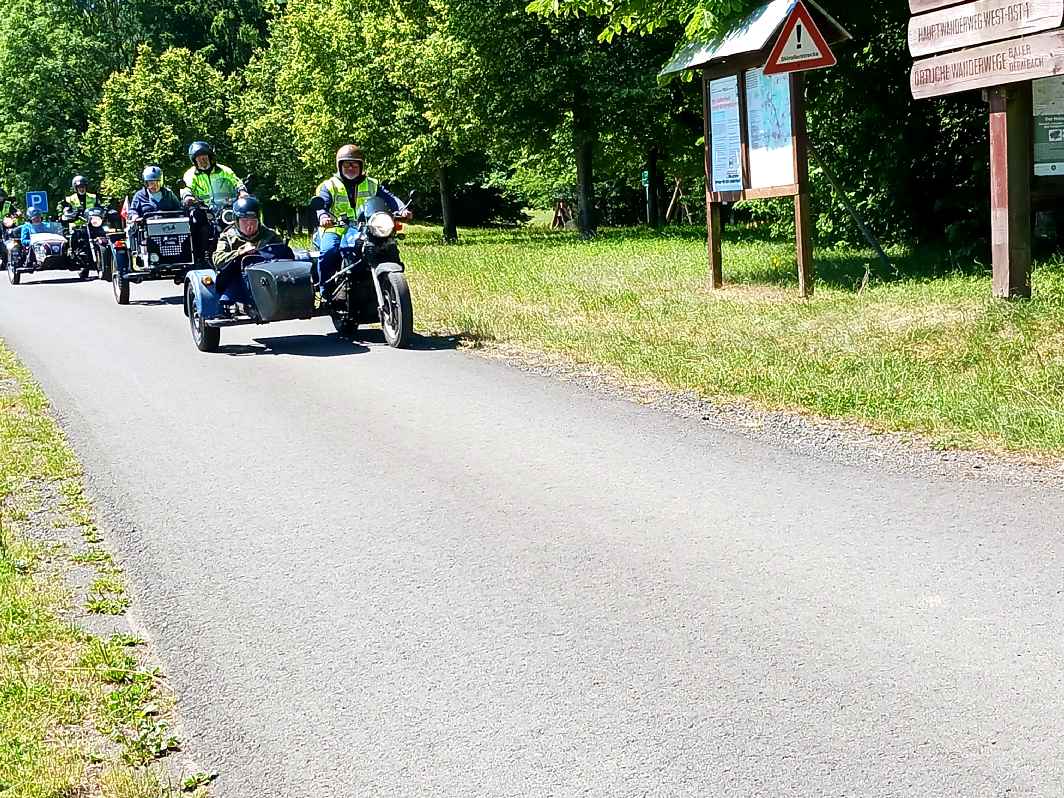 Gespannfahrer Thüringen 2025 Motorradtour für Behinderte Kinder und Senioren