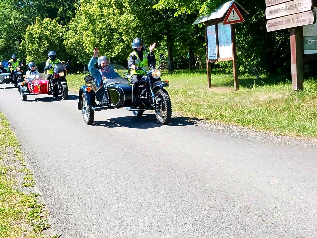 Gespannfahrer Thüringen 2025 Motorradtour für Behinderte Kinder und Senioren