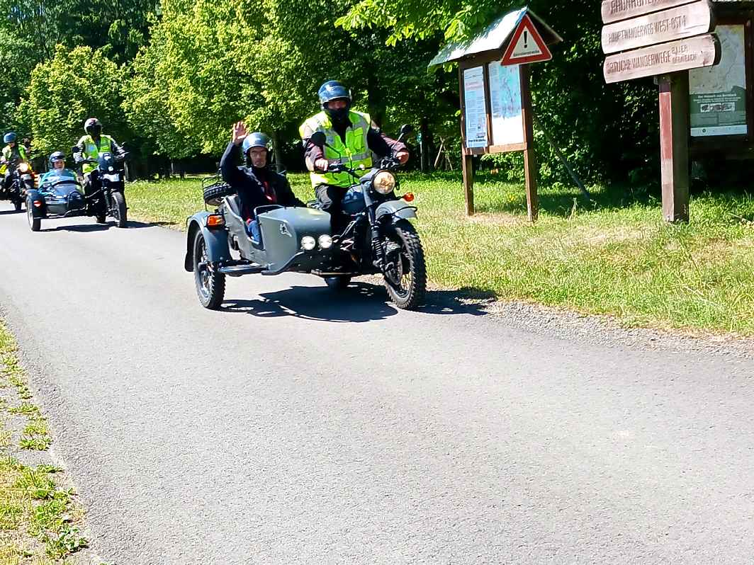 Gespannfahrer Thüringen 2025 Motorradtour für Behinderte Kinder und Senioren