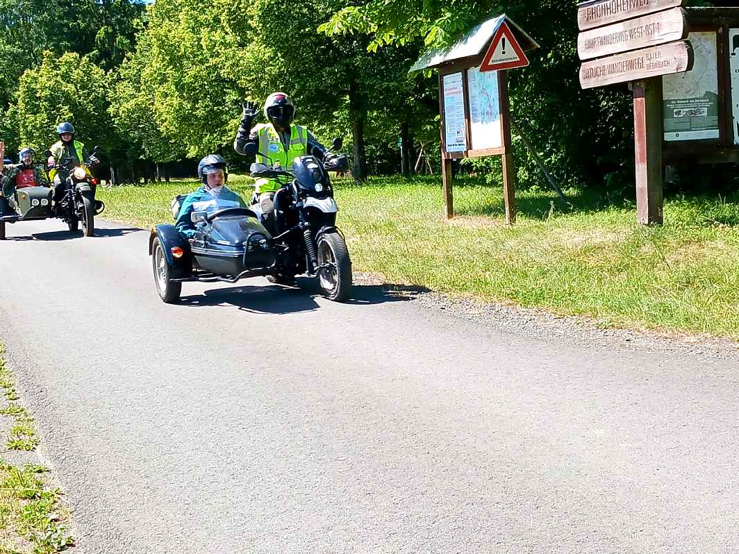 Gespannfahrer Thüringen 2025 Motorradtour für Behinderte Kinder und Senioren