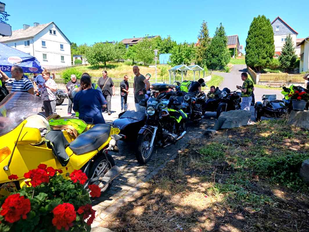 Gespannfahrer Thüringen 2025 Motorradtour für Behinderte Kinder und Senioren
