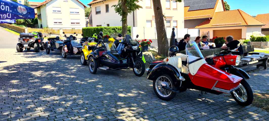 Gespannfahrer Thüringen 2025 Motorradtour für Behinderte Kinder und Senioren