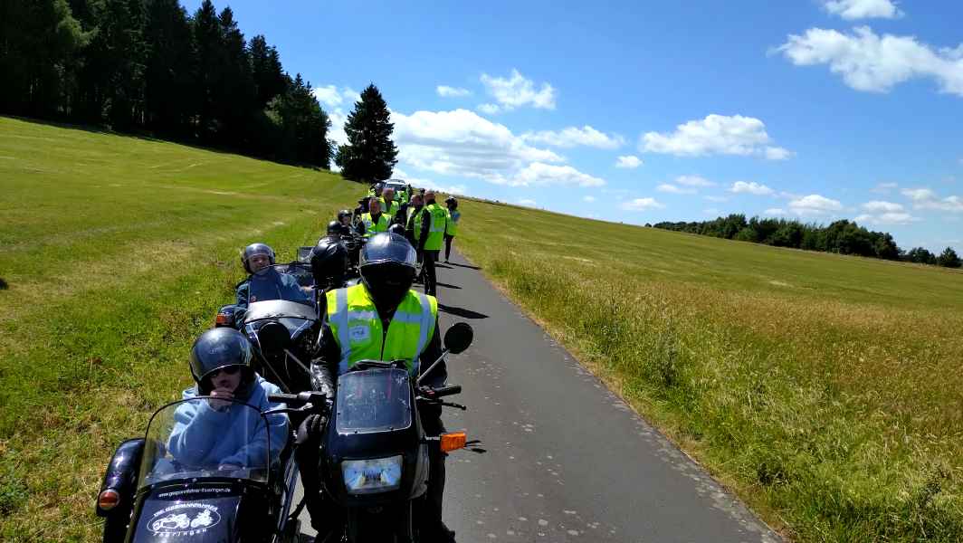 Gespannfahrer Thüringen 2025 Motorradtour für Behinderte Kinder und Senioren
