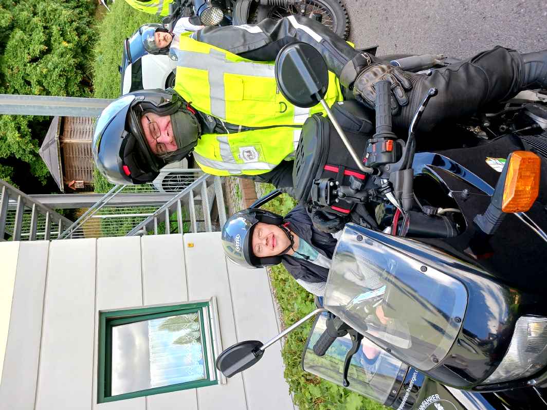 Gespannfahrer Thüringen 2025 Rundfahren mit Motorrad Seitenwagen