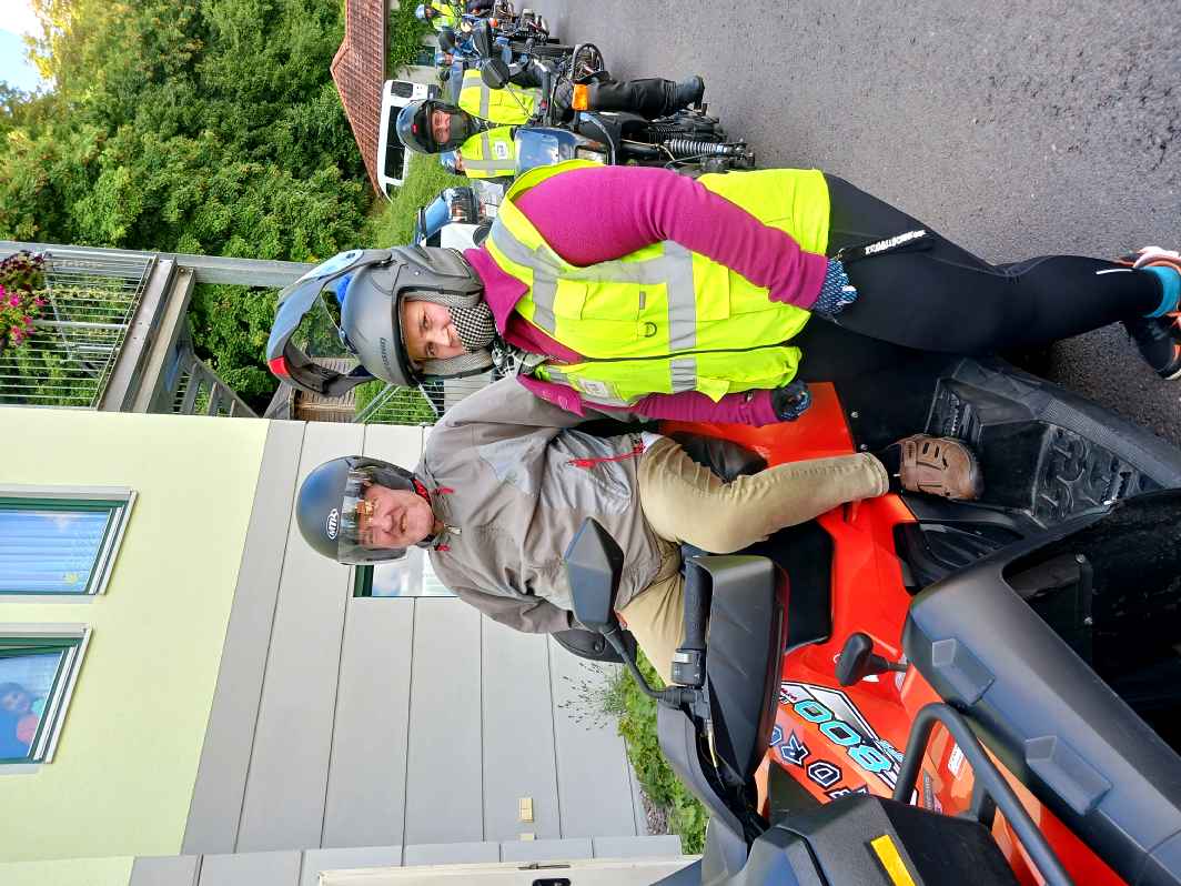 Gespannfahrer Thüringen 2025 Rundfahren mit Motorrad Seitenwagen