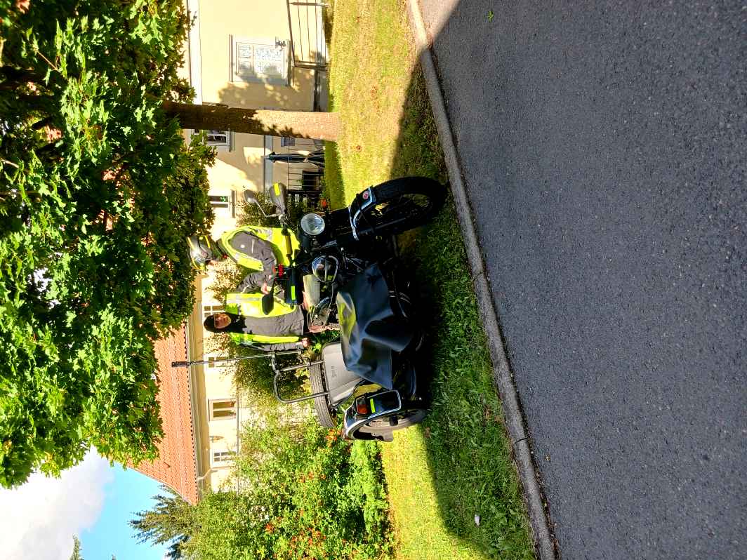 Gespannfahrer Thüringen 2025 Rundfahren mit Motorrad Seitenwagen