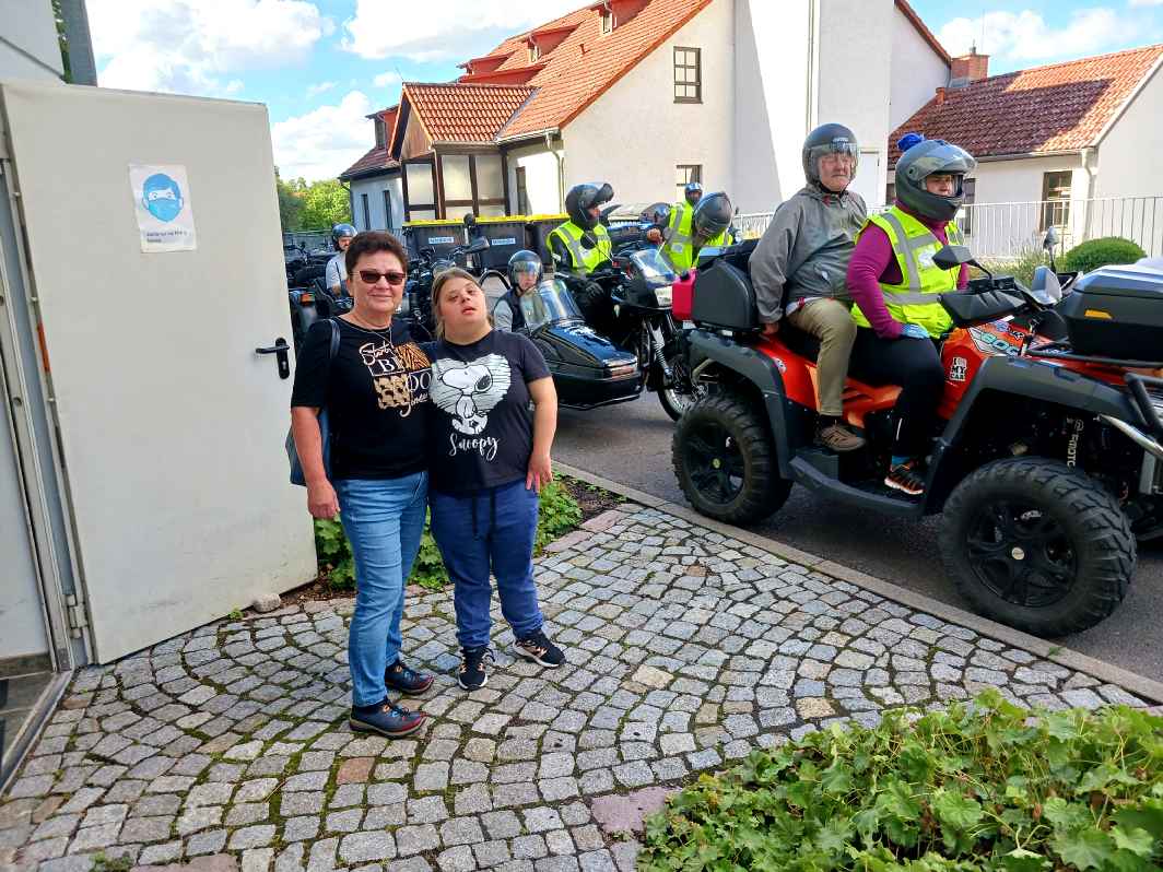Gespannfahrer Thüringen 2025 Rundfahren mit Motorrad Seitenwagen