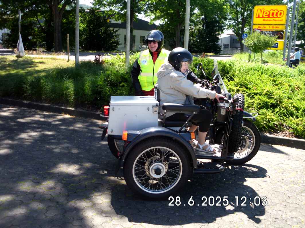 Gespannfahrer Thüringen 2025 Motorradtour für Behinderte Kinder und Senioren